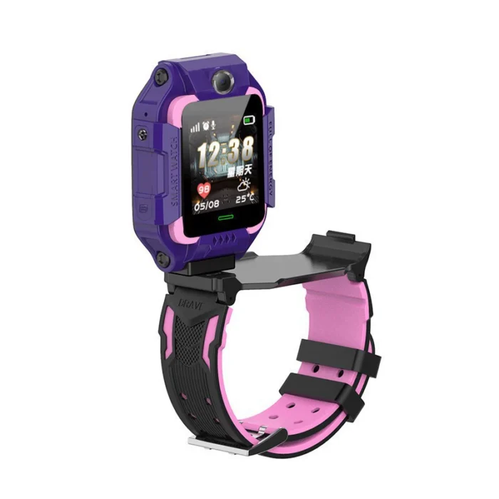Cross-Border Q12 Waterproof Kidsren's Smart Phone Positioning Micro Chat Photo Flashlight Export 5Th Generation Z6 Multi-Language Watch - Image 5