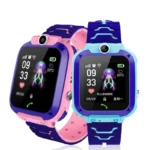 Cross-Border Q12 Waterproof Kidsren's Smart Phone Positioning Micro Chat Photo Flashlight Export 5Th Generation Z6 Multi-Language Watch